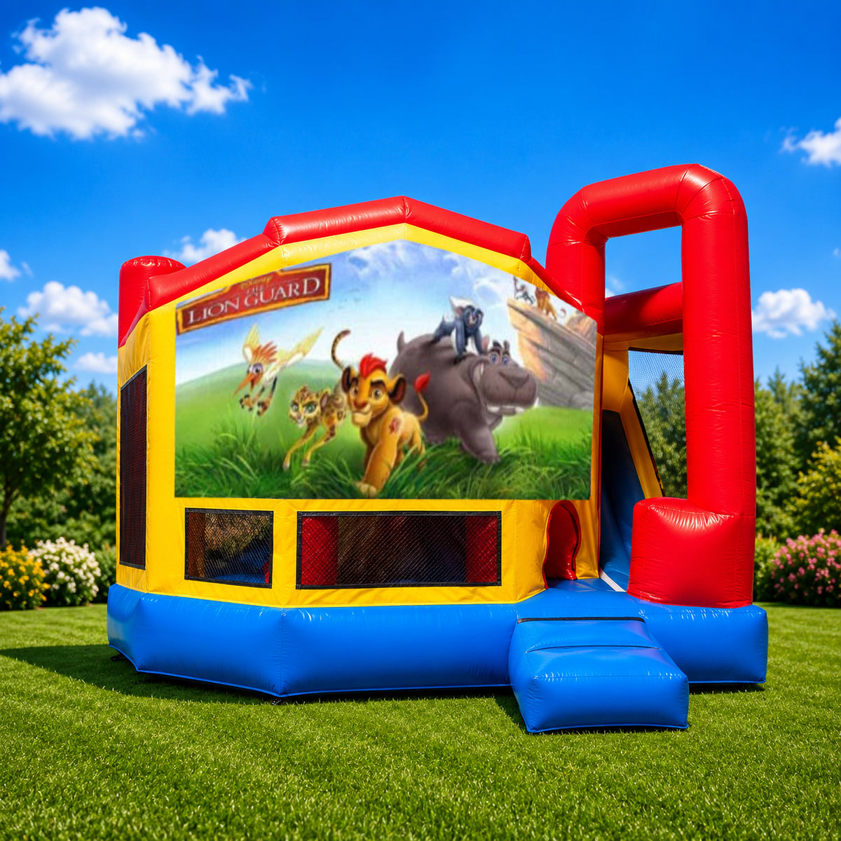 Lion Guard Medium Internal Slide Jumping Castle
