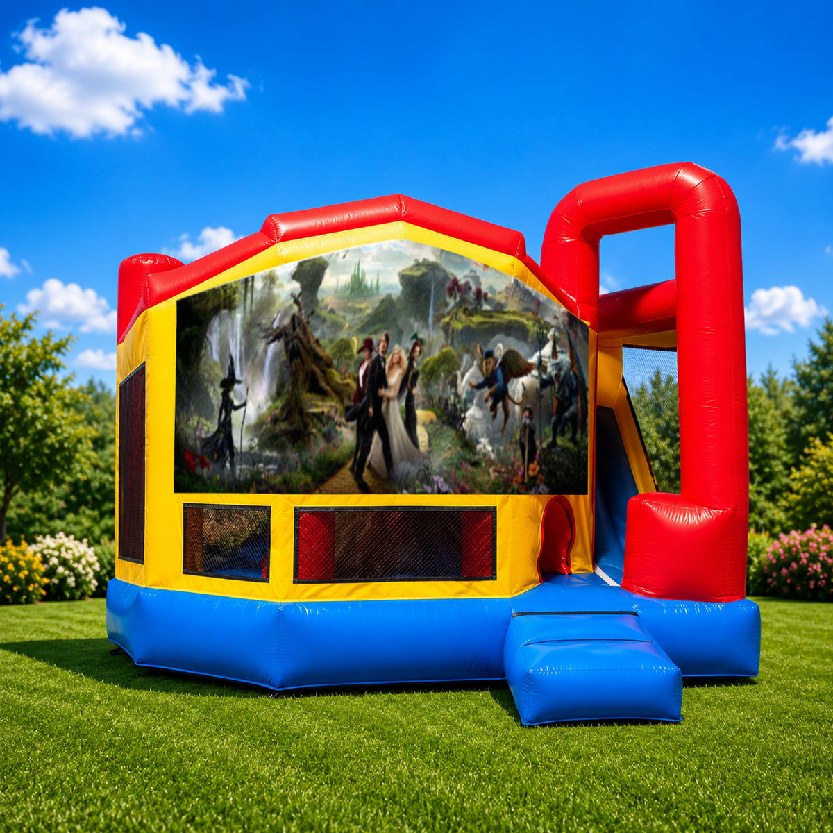 Alice in Wonderland #2 Medium Internal Slide Jumping Castle