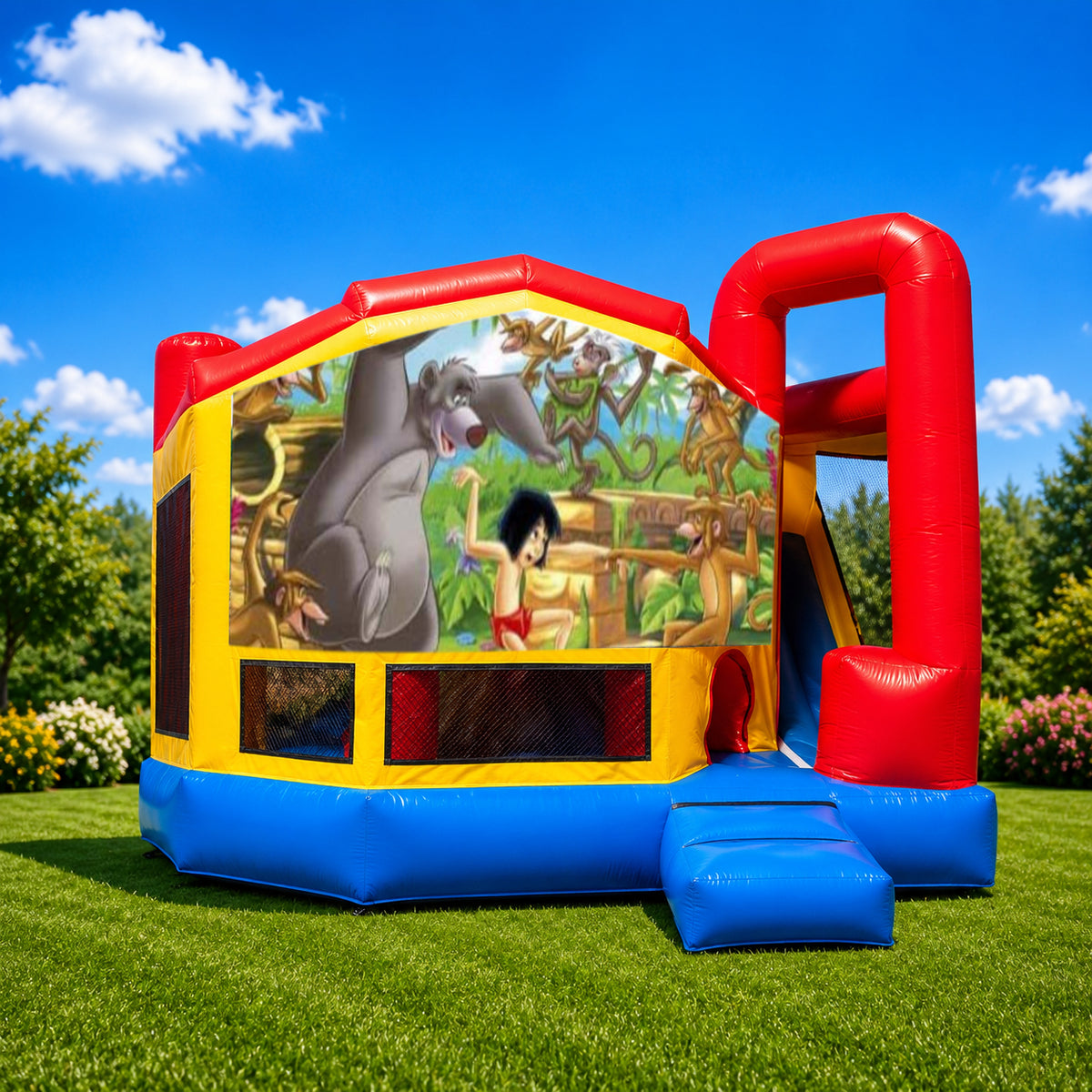 Jungle Book  Medium Internal Slide Jumping Castle