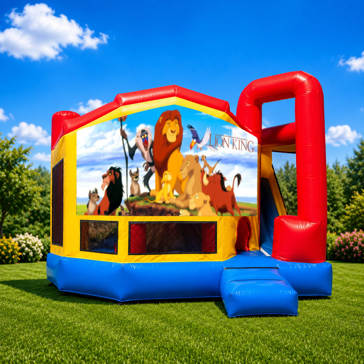 Lion King Medium Internal Slide Jumping Castle