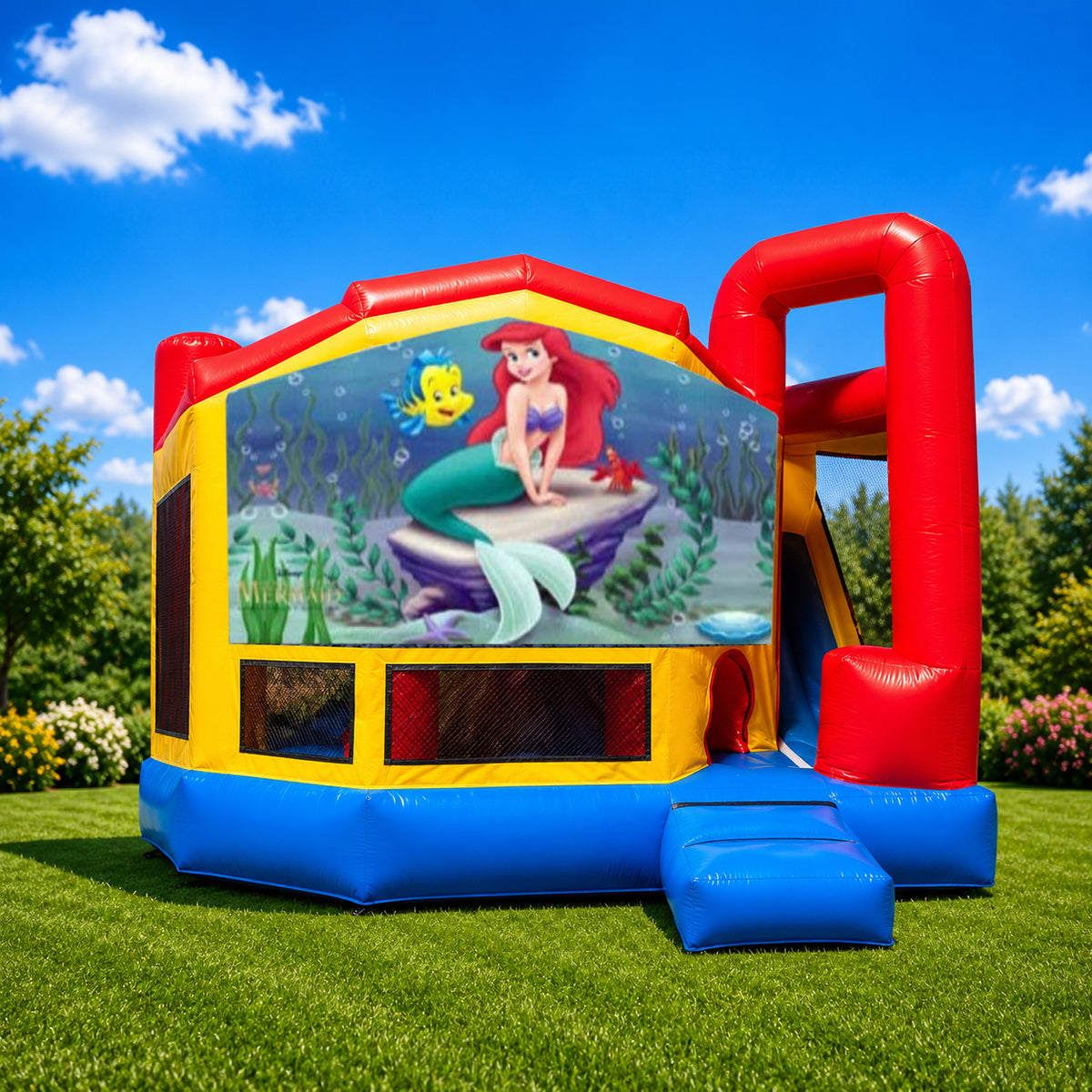 Little Mermaid Medium Internal Slide Jumping Castle