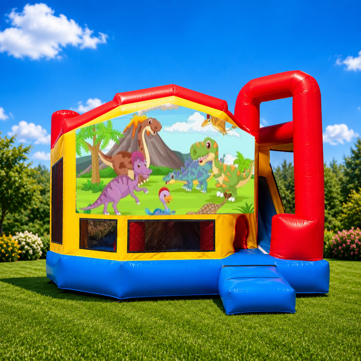 Dinosaur #2 Medium Internal Slide Jumping Castle