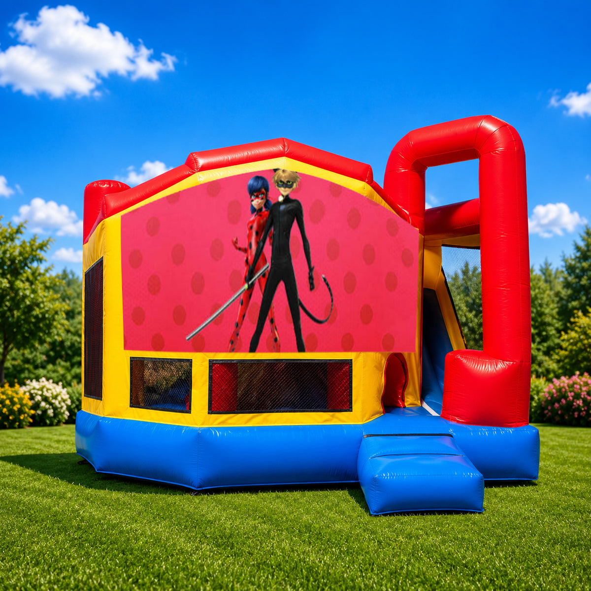Miraculous Ladybug Medium Internal Slide Jumping Castle