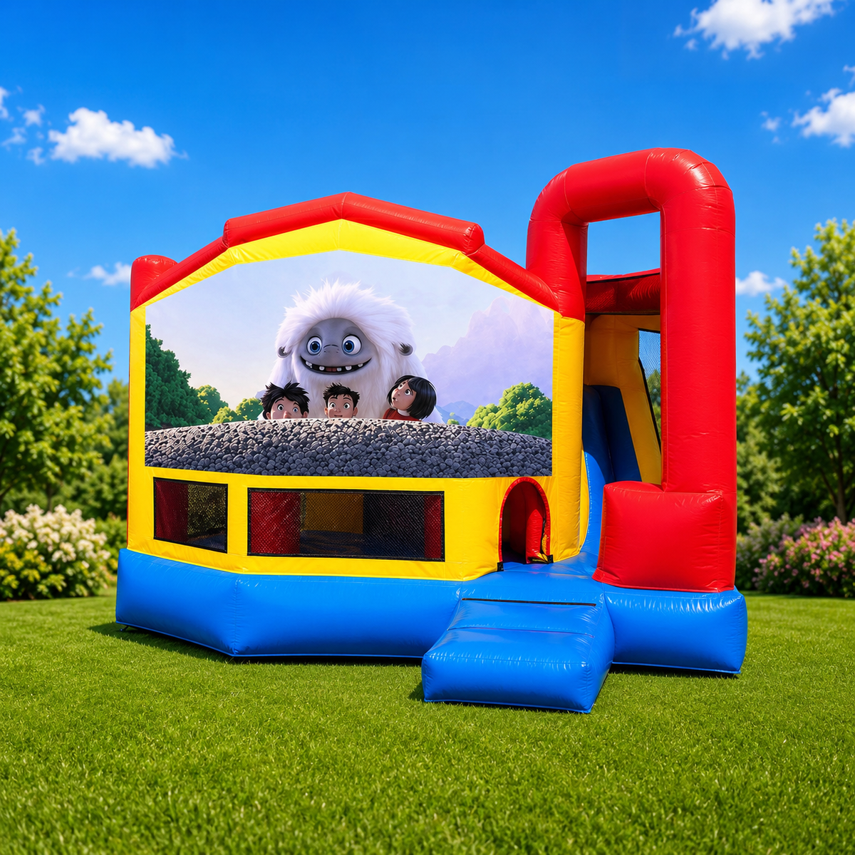 Abominable Medium Internal Slide Jumping Castle