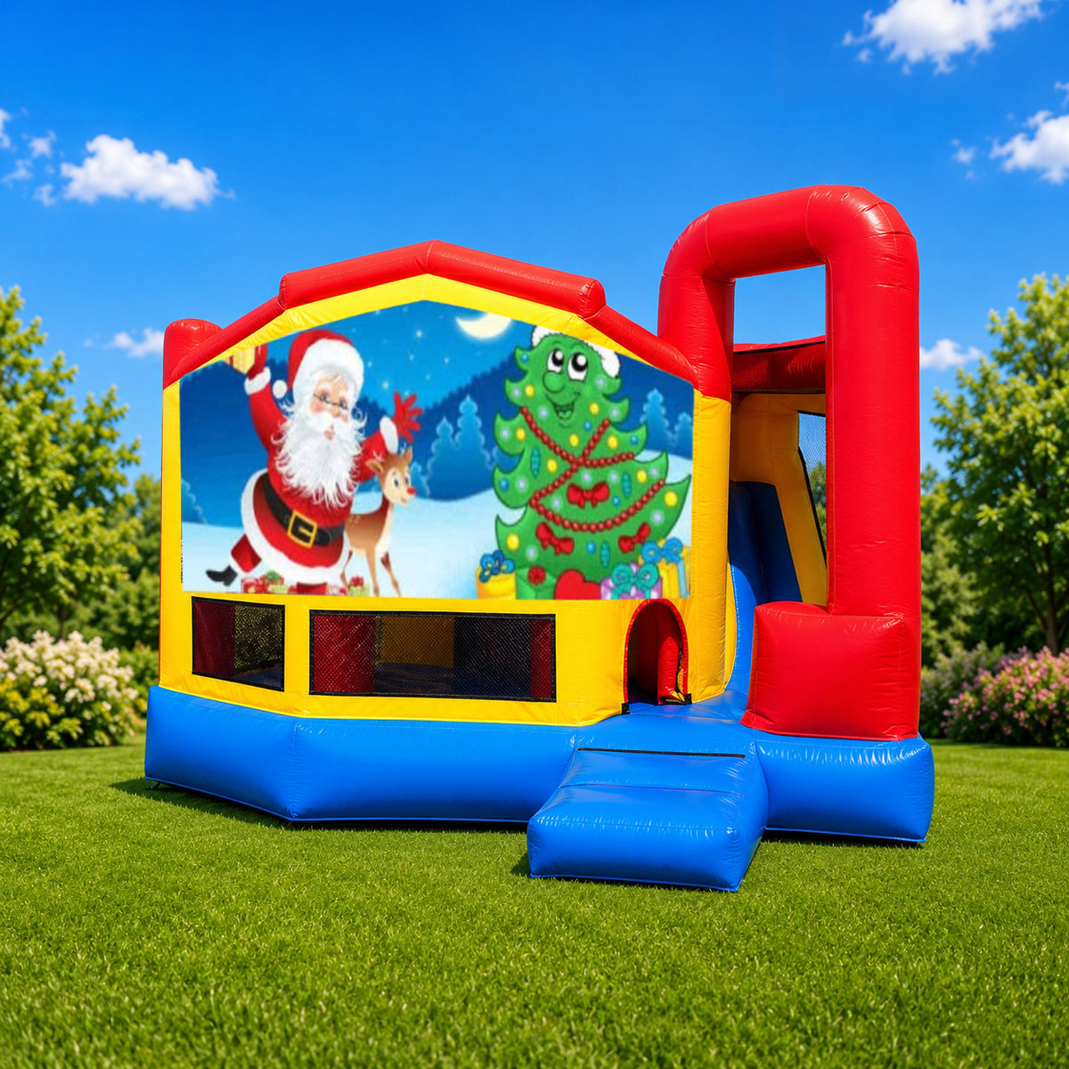 Christmas #2 Medium Internal Slide Jumping Castle