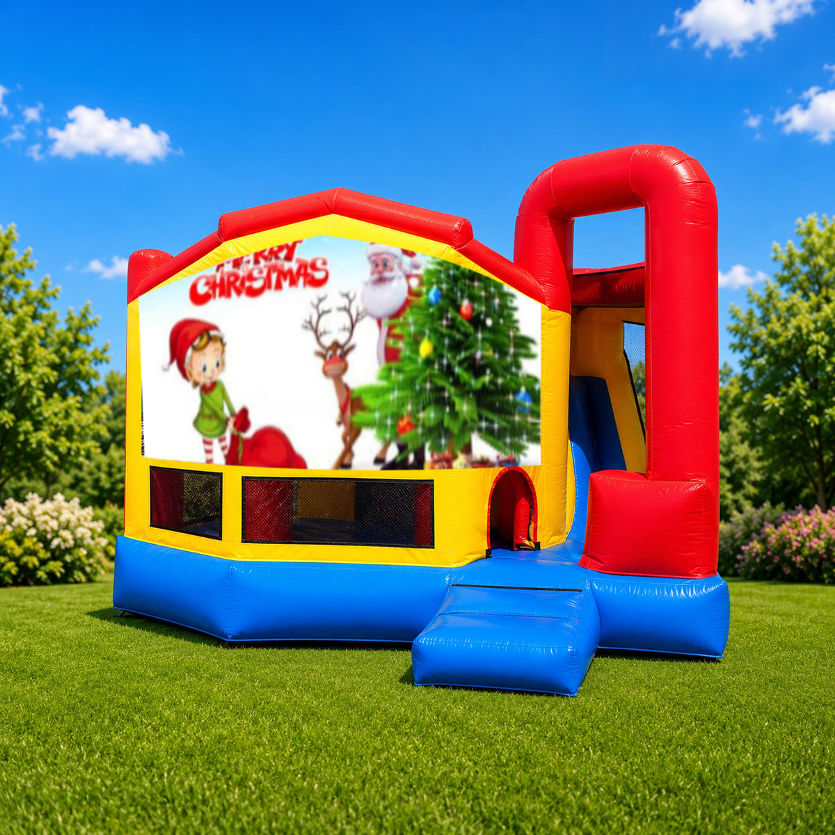 Christmas #9 Medium Internal Slide Jumping Castle