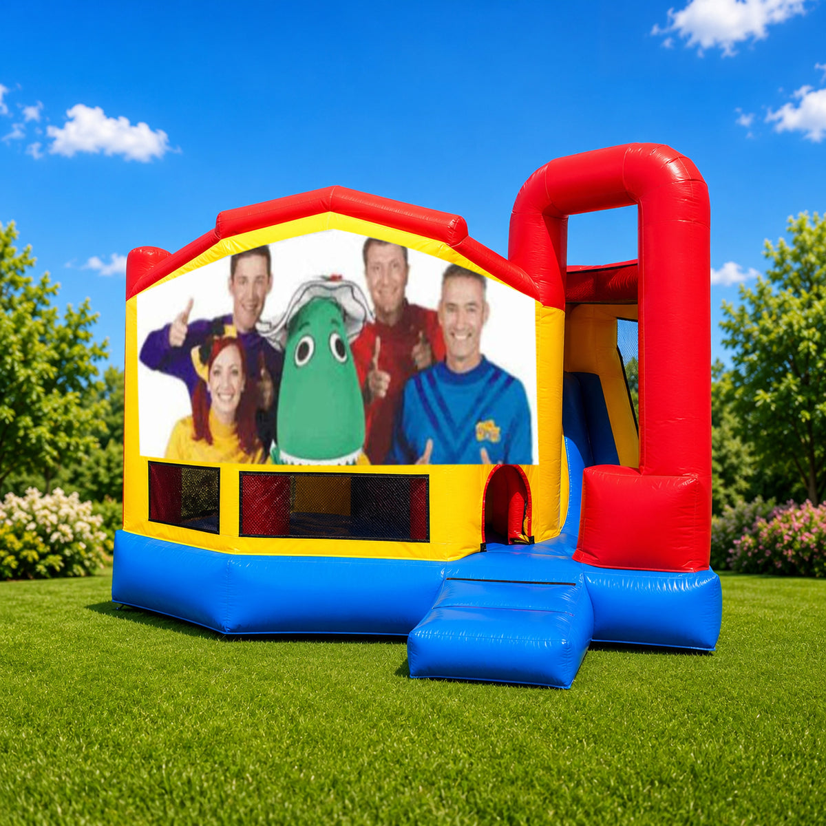 Wiggles Medium Internal Slide Jumping Castle