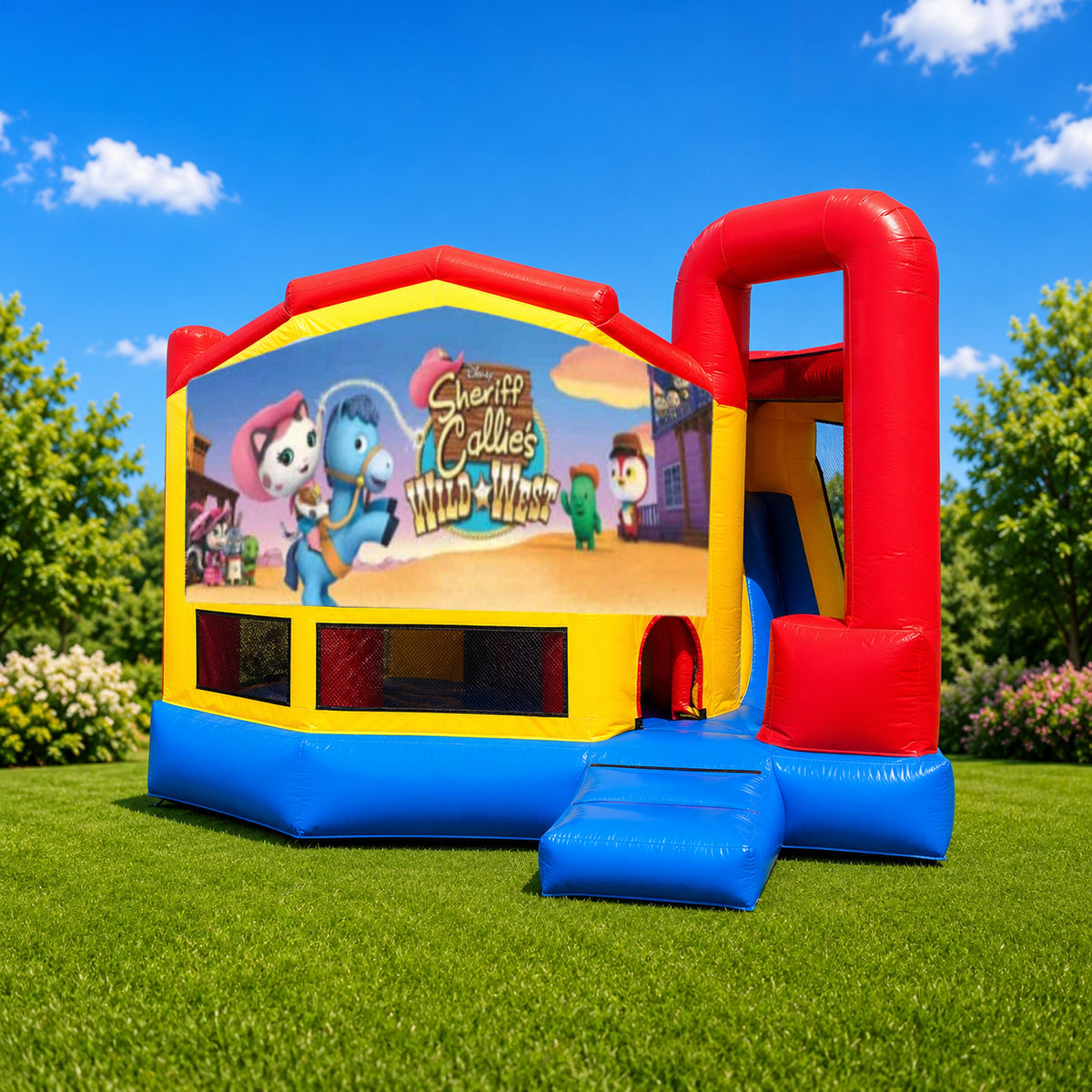 Sheriff Callies Medium Internal Slide Jumping Castle