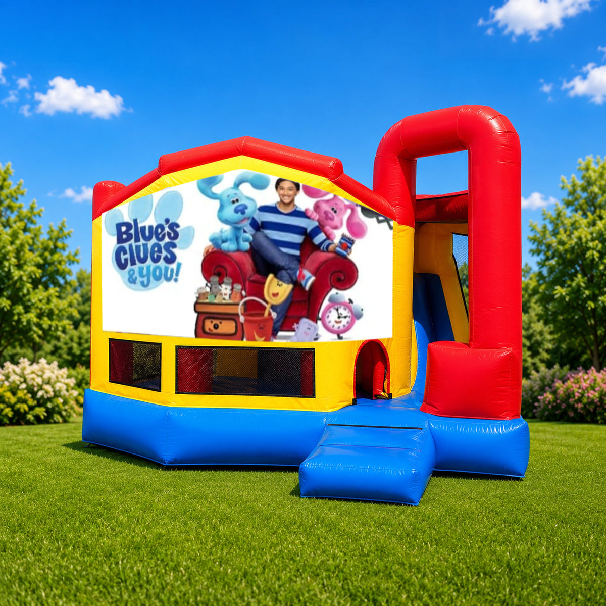 Blues Clues #2 Medium Internal Slide Jumping Castle