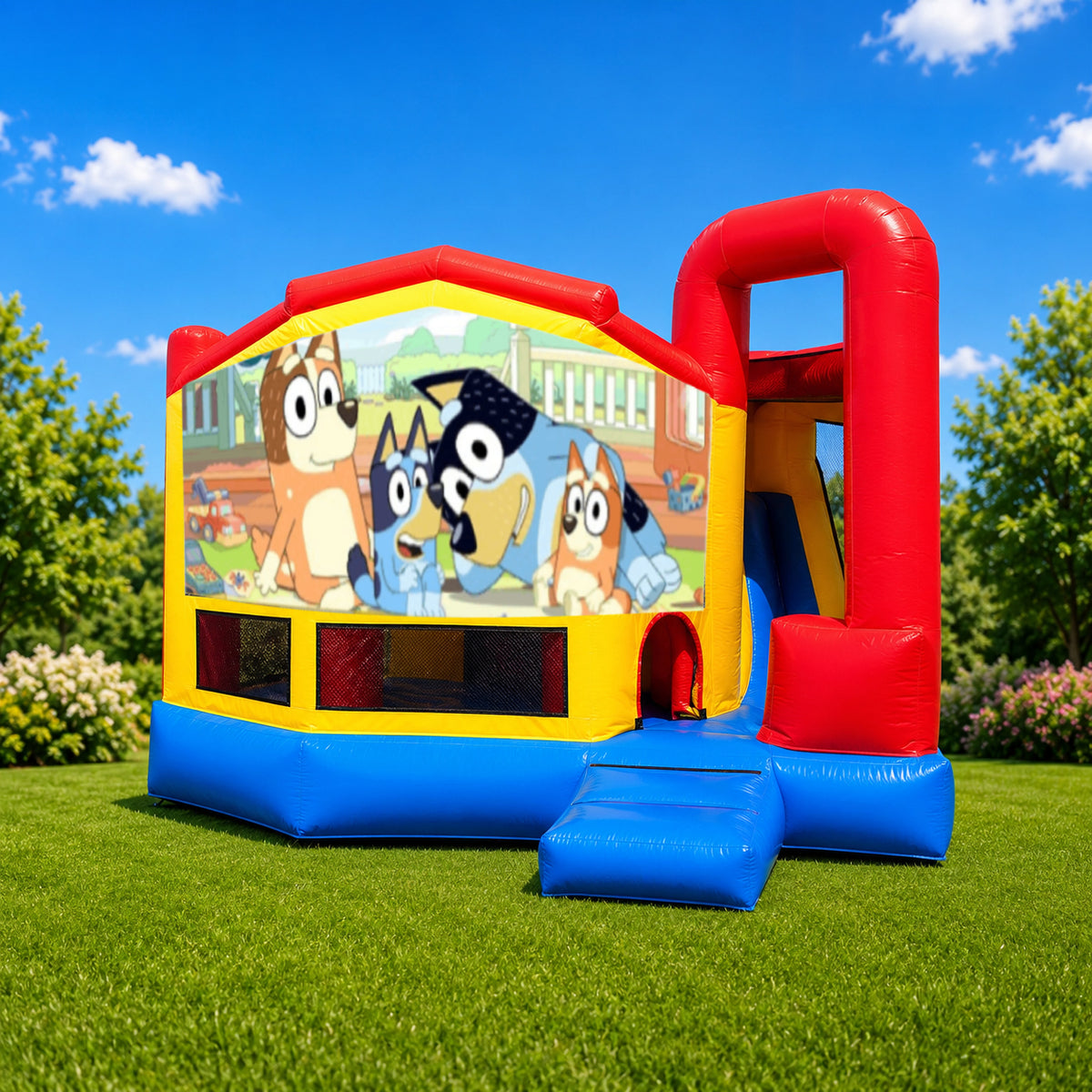 Bluey Medium Internal Slide Jumping Castle