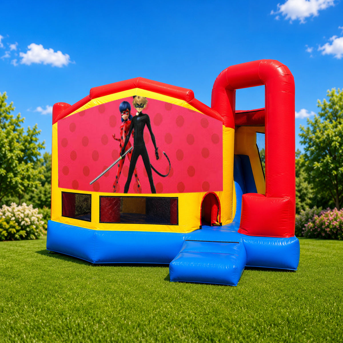 Miraculous Ladybug Medium Internal Slide Jumping Castle