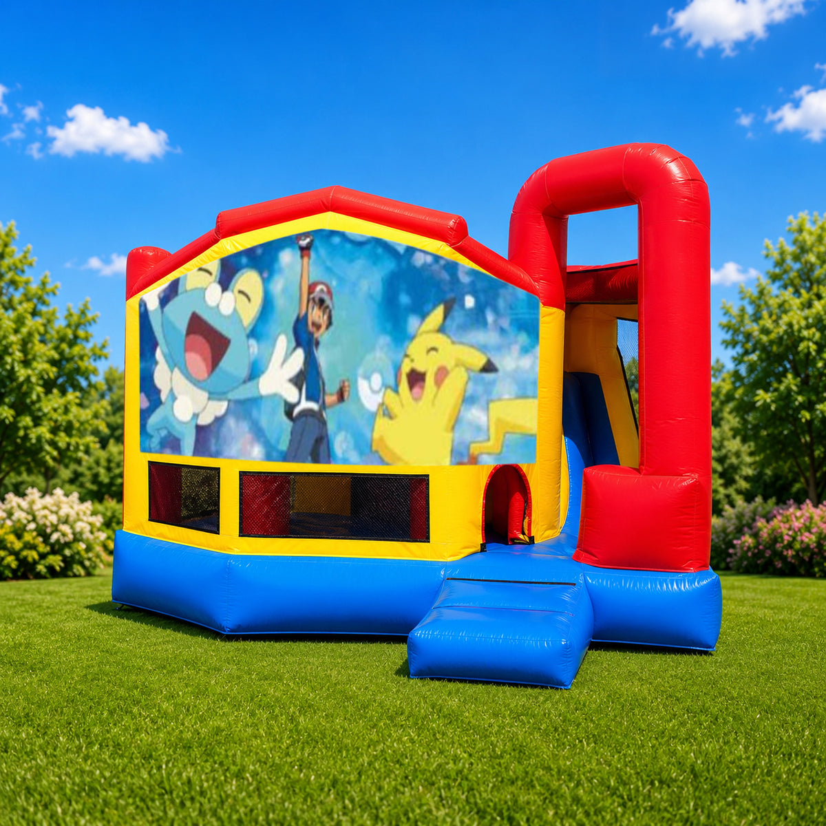 Pokemon Medium Internal Slide Jumping Castle