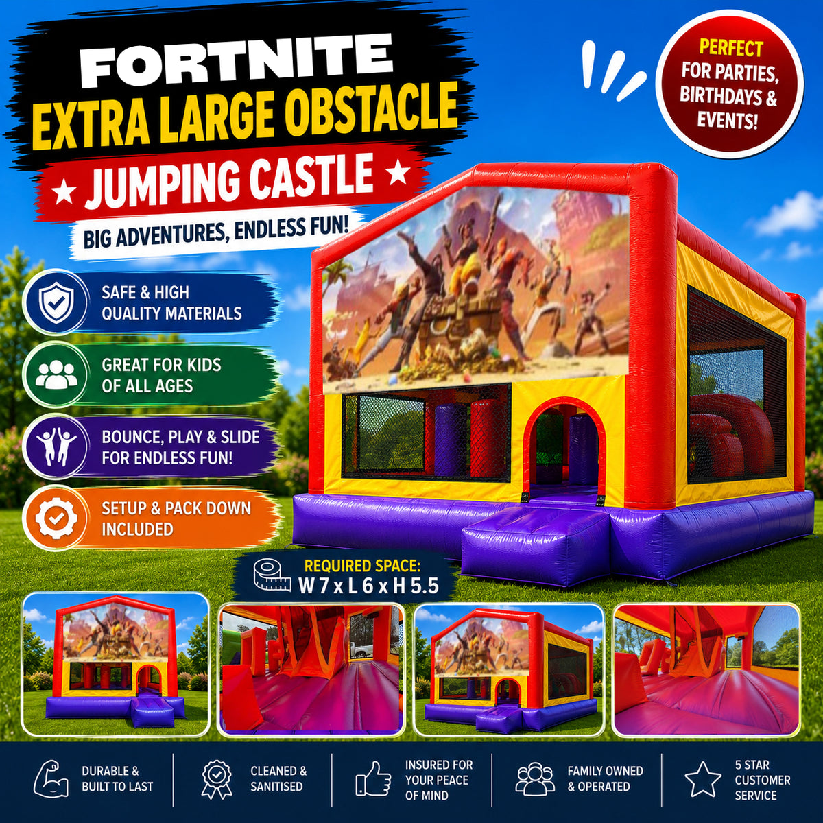Fortnite Extra Large Obstacle Combo Jumping Castle
