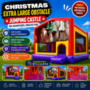 Christmas #6 Extra Large Obstacle Combo Jumping Castle