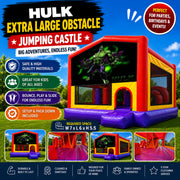 Hulk Extra Large Obstacle Combo Jumping Castle