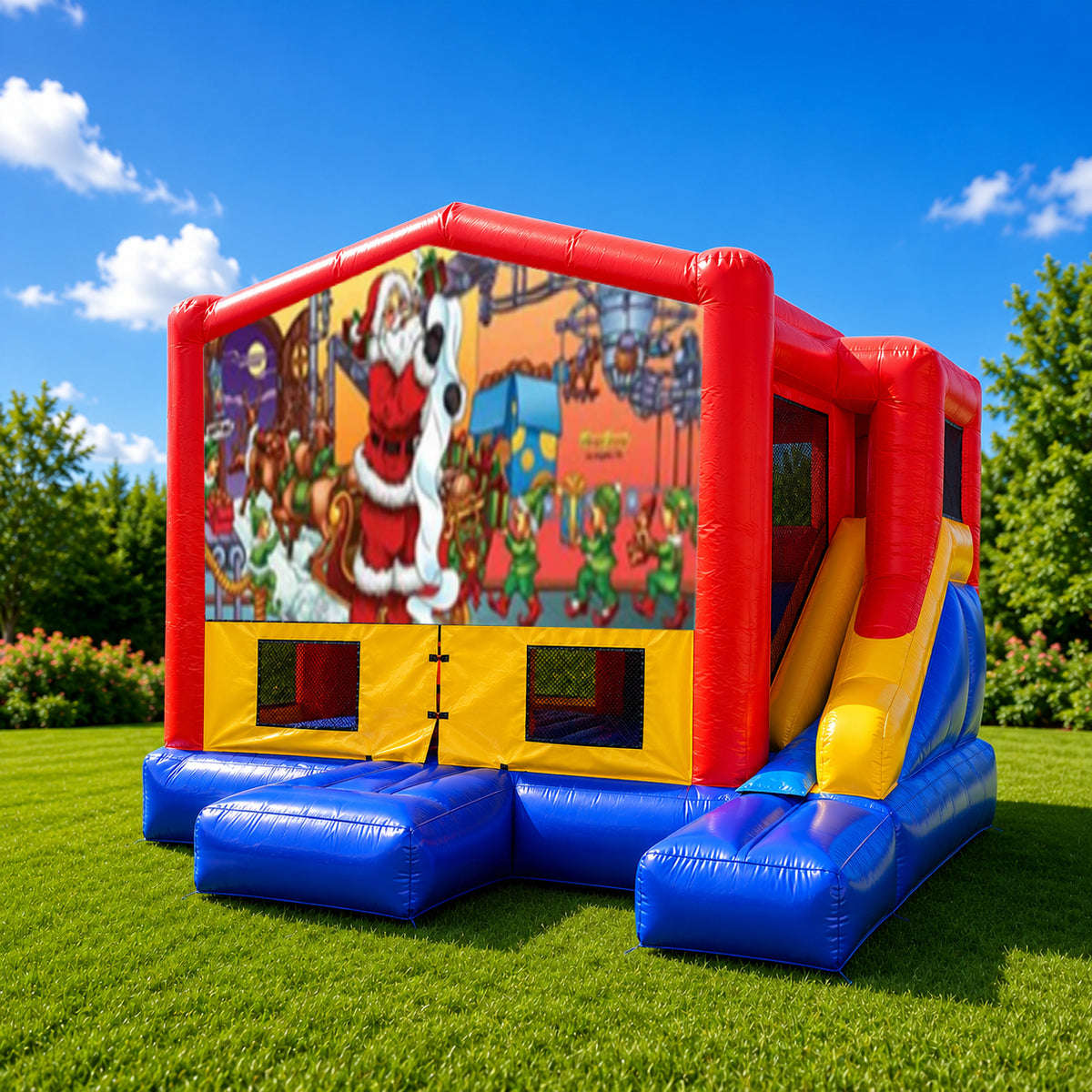 Christmas #1 Small External Slide Jumping Castle