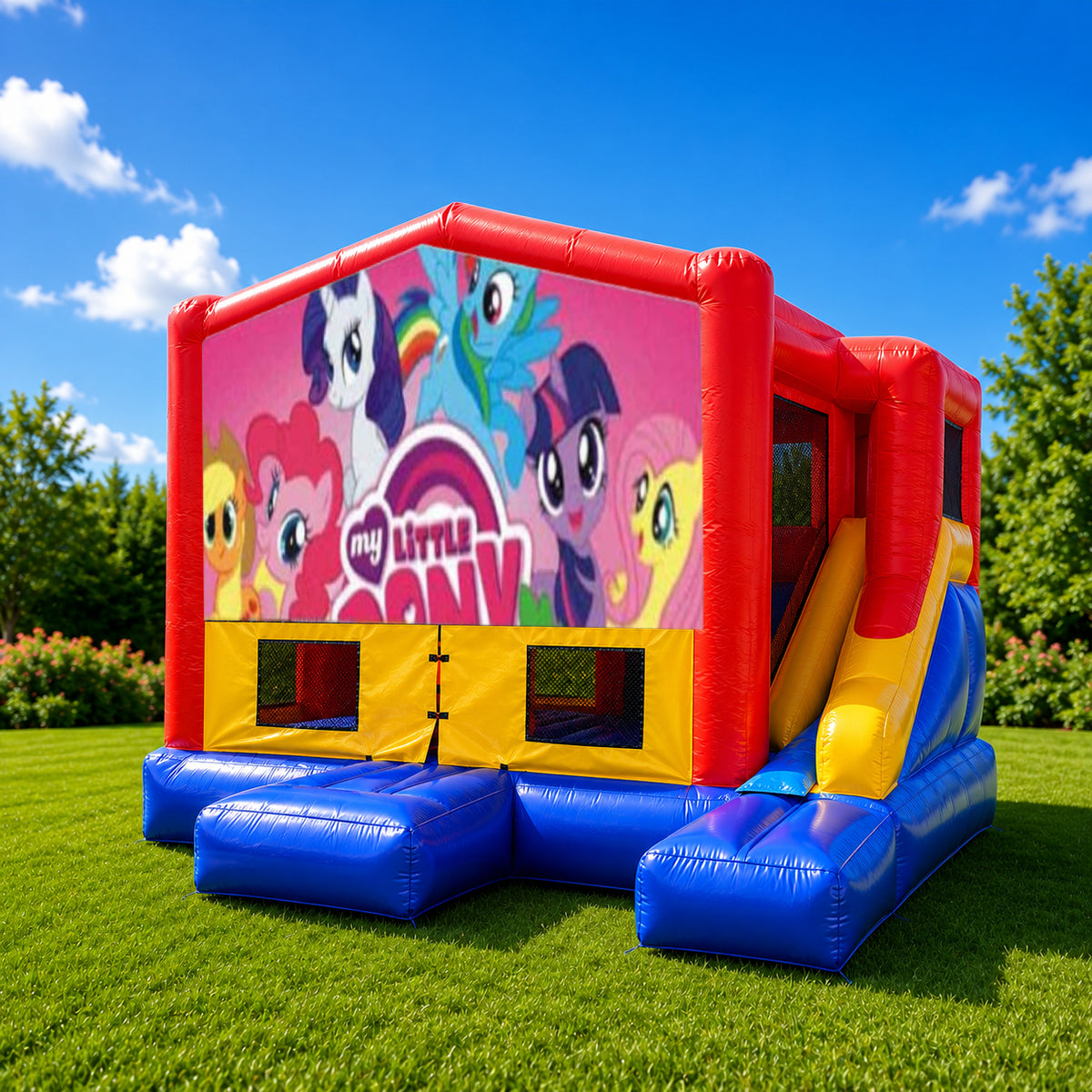 My Little Pony Small External Slide Jumping Castle