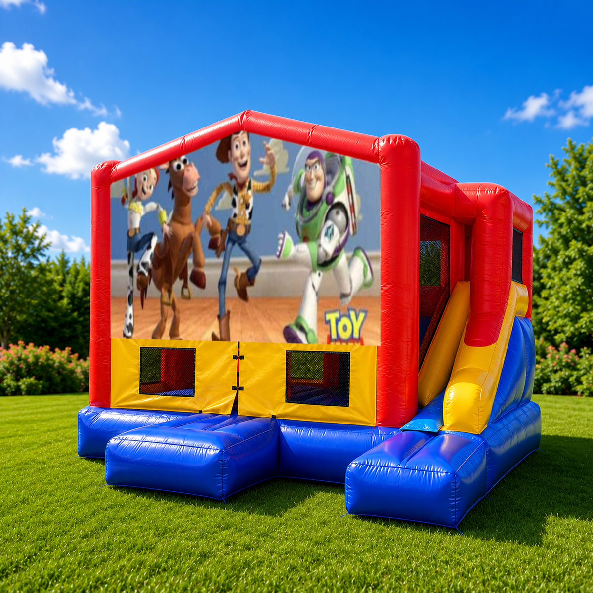 Toy Story Small External Slide Jumping Castle