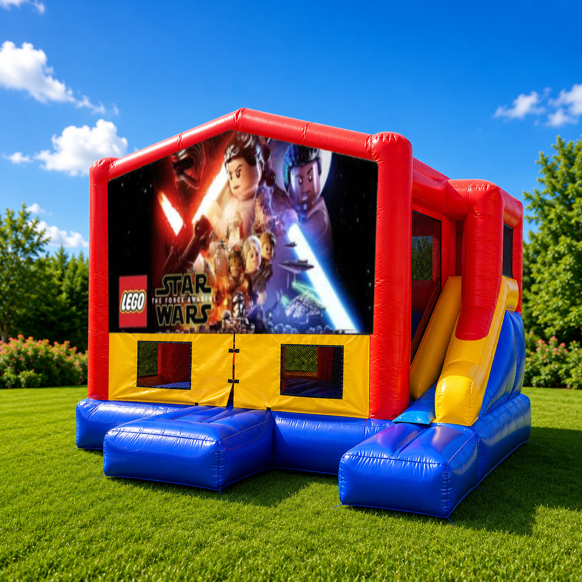 Lego Star Wars Small External Slide Jumping Castle