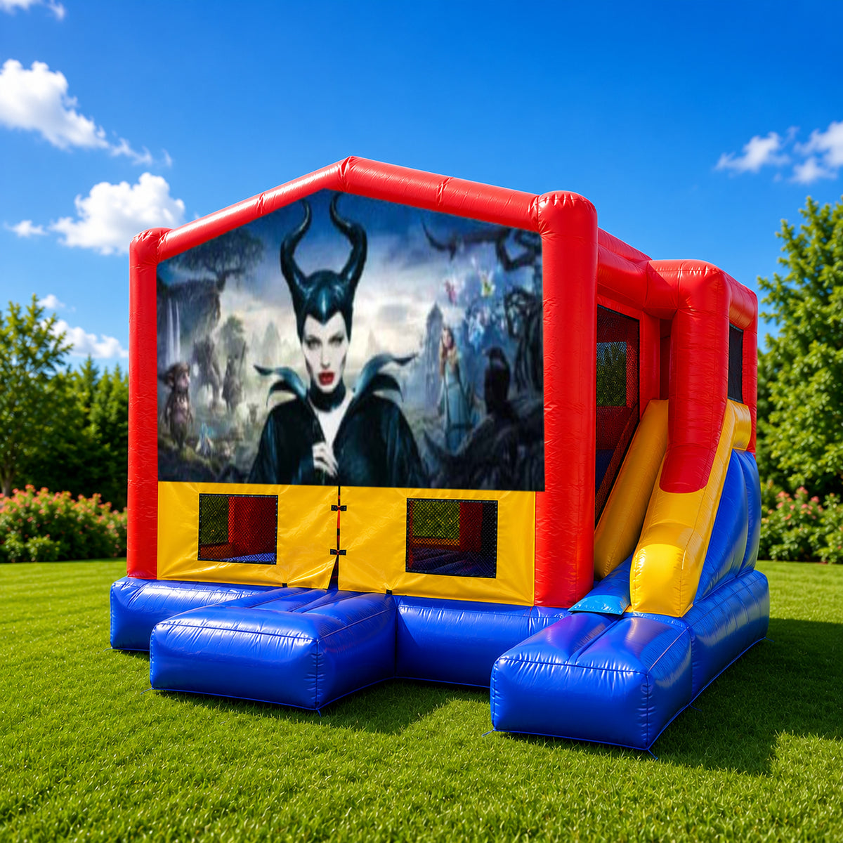 Maleficent Small External Slide Jumping Castle