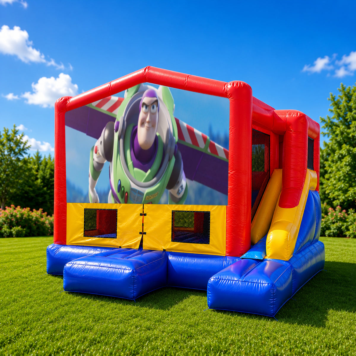 Buzz Lightyear  Small External Slide Jumping Castle