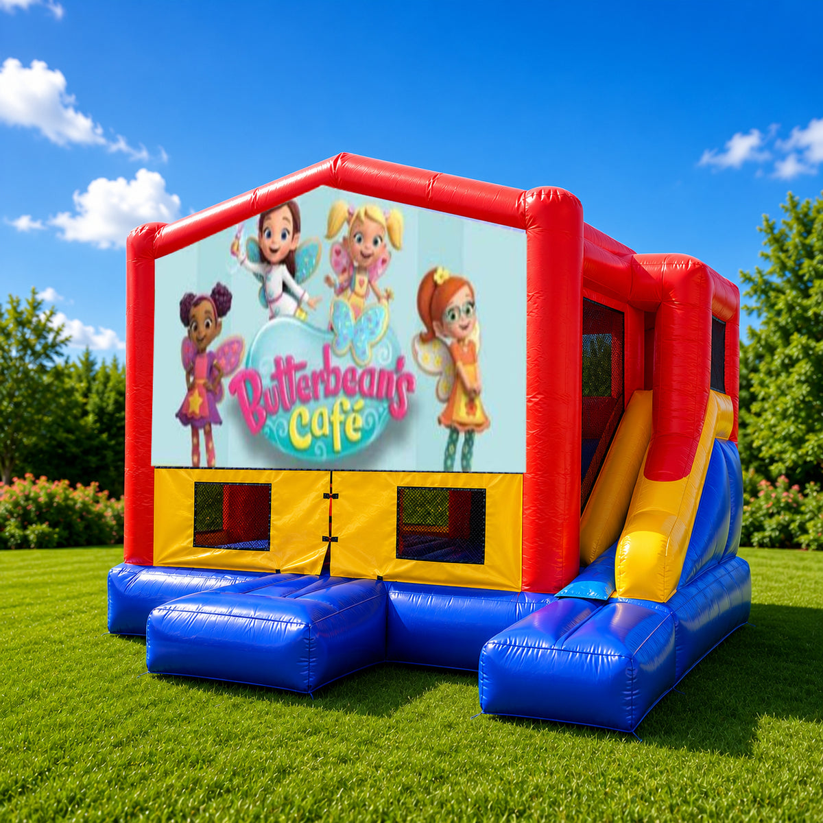 Butterbeans Cafe  Small External Slide Jumping Castle