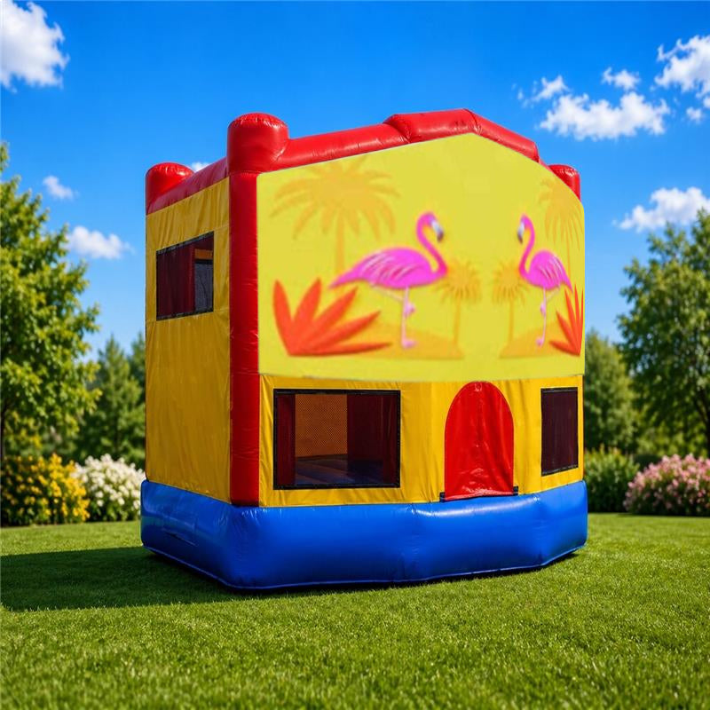 Flamingos Small Combo Jumping Castle