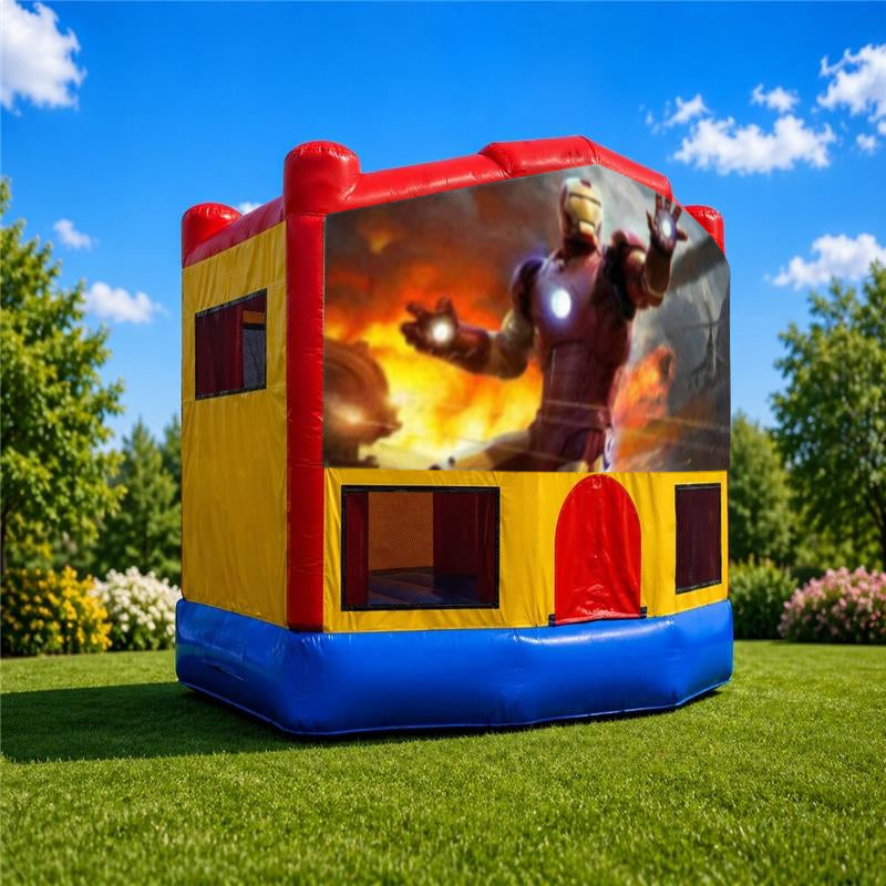 Iron Man Small Combo Jumping Castle