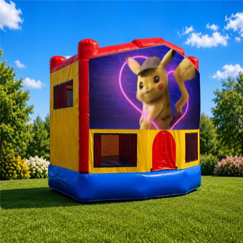 Detective Pikachu Small Combo Jumping Castle