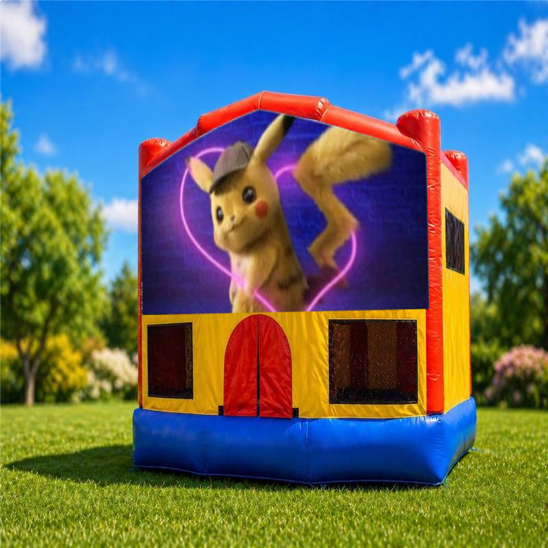 Detective Pikachu Small Combo Jumping Castle