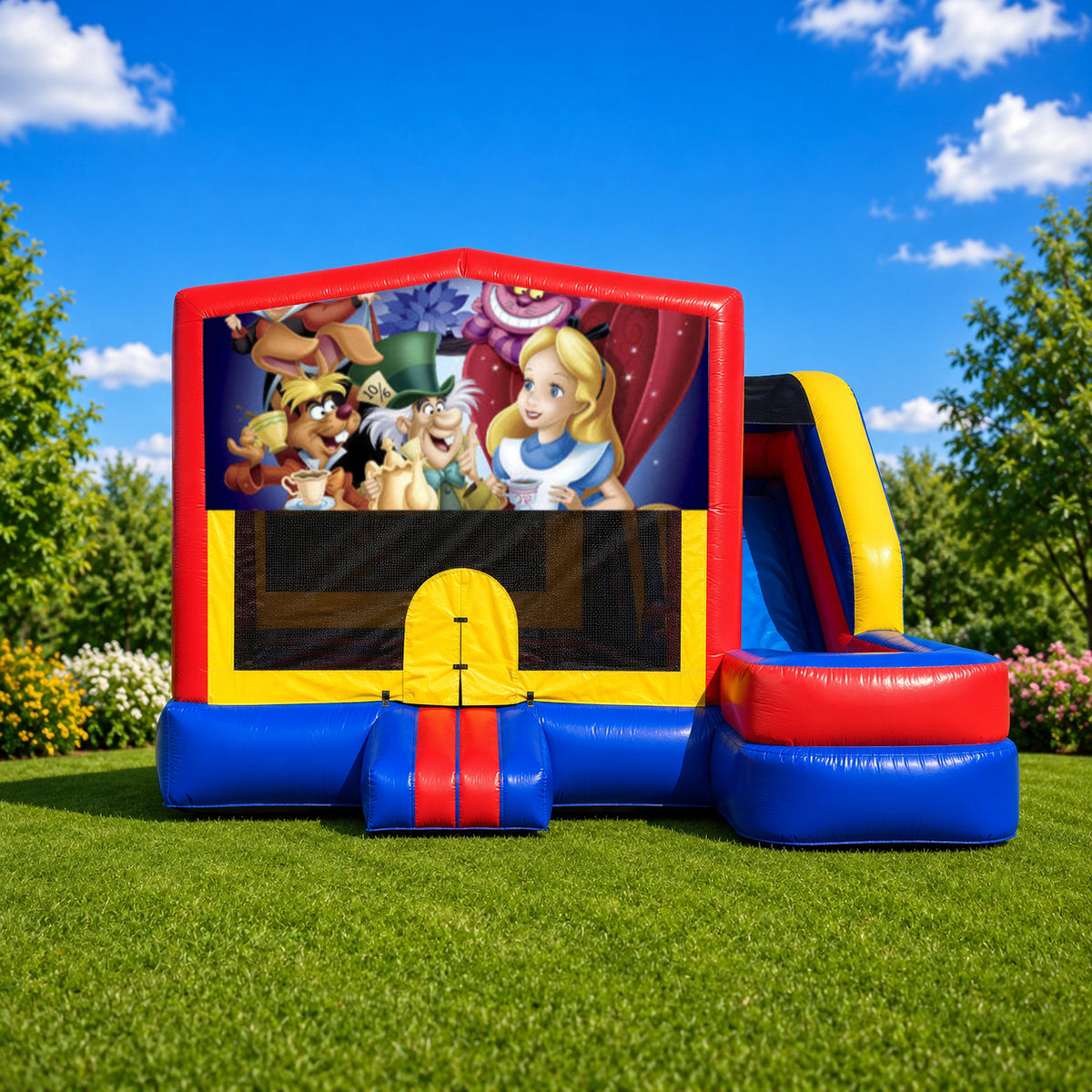 Alice in Wonderland #1 Medium External Slide Jumping Castle
