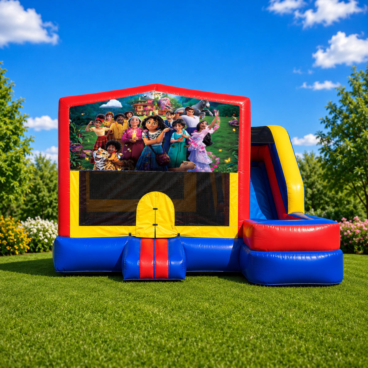 Encanto Medium External Slide Jumping Castle