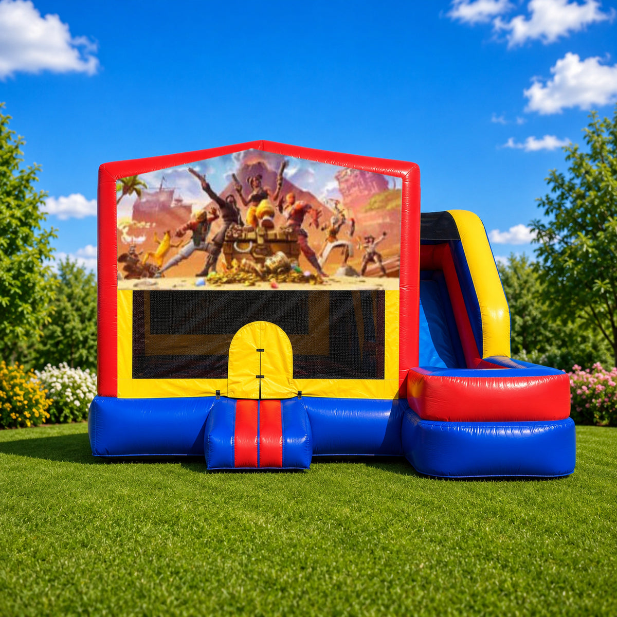 Fortnite Medium External Slide Jumping Castle