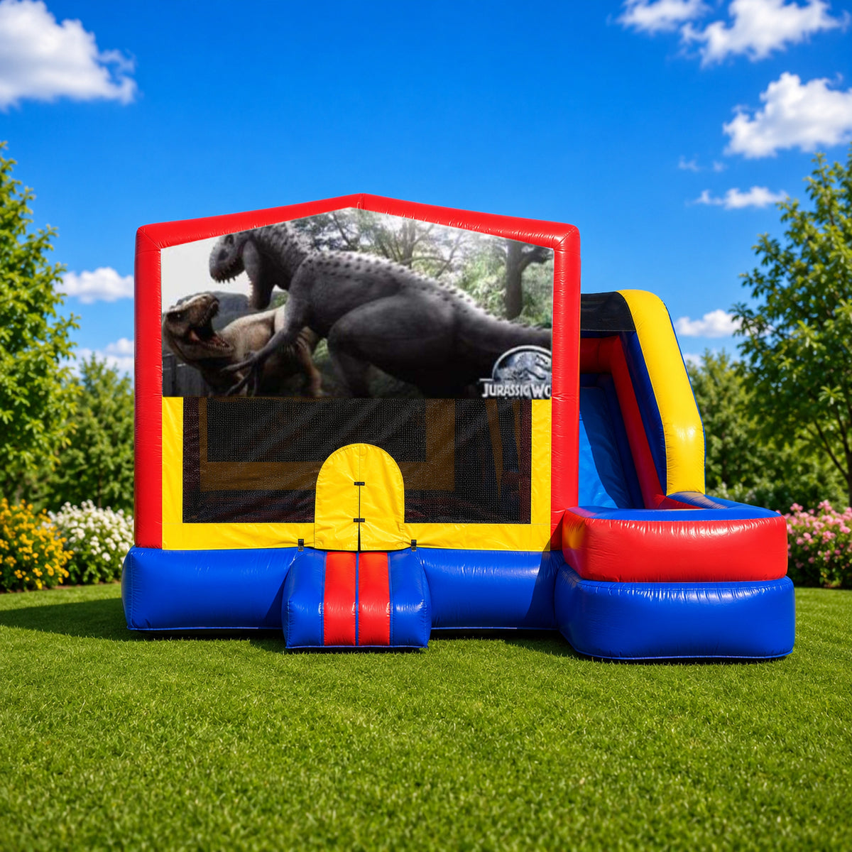 Jurassic Medium External Slide Jumping Castle