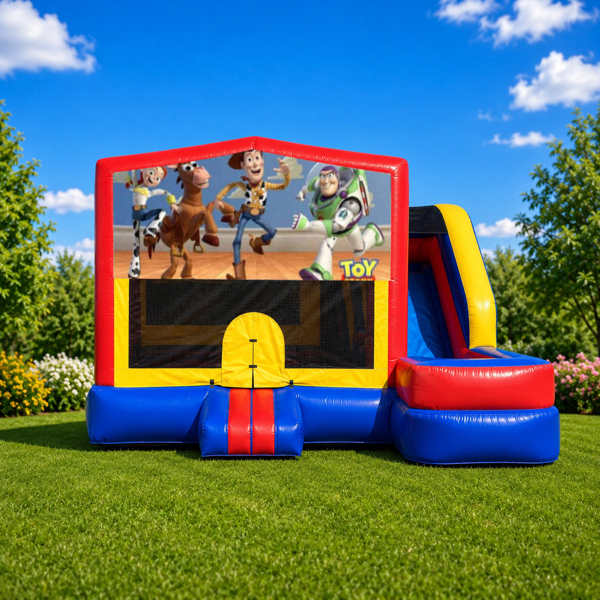 Toy Story Medium External Slide Jumping Castle