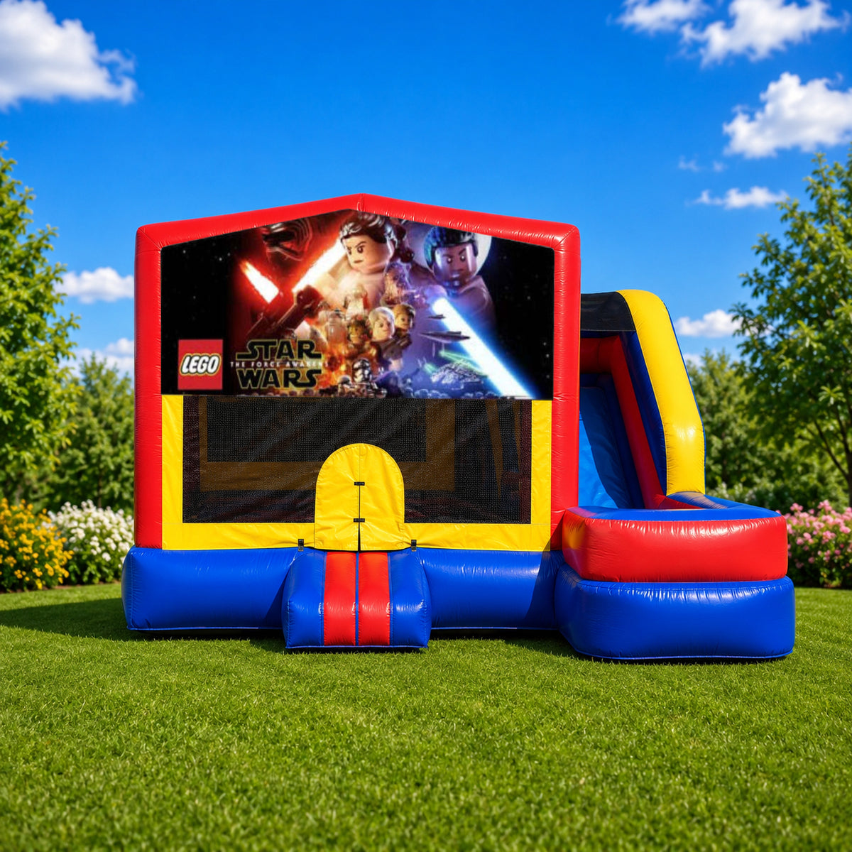 Lego Star Wars Medium External Slide Jumping Castle