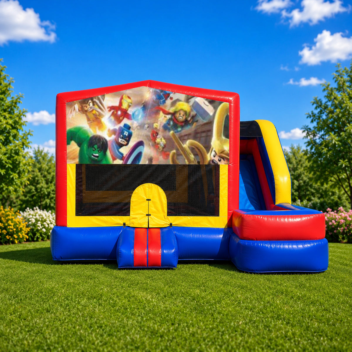 Lego Wars Medium External Slide Combo Jumping Castle