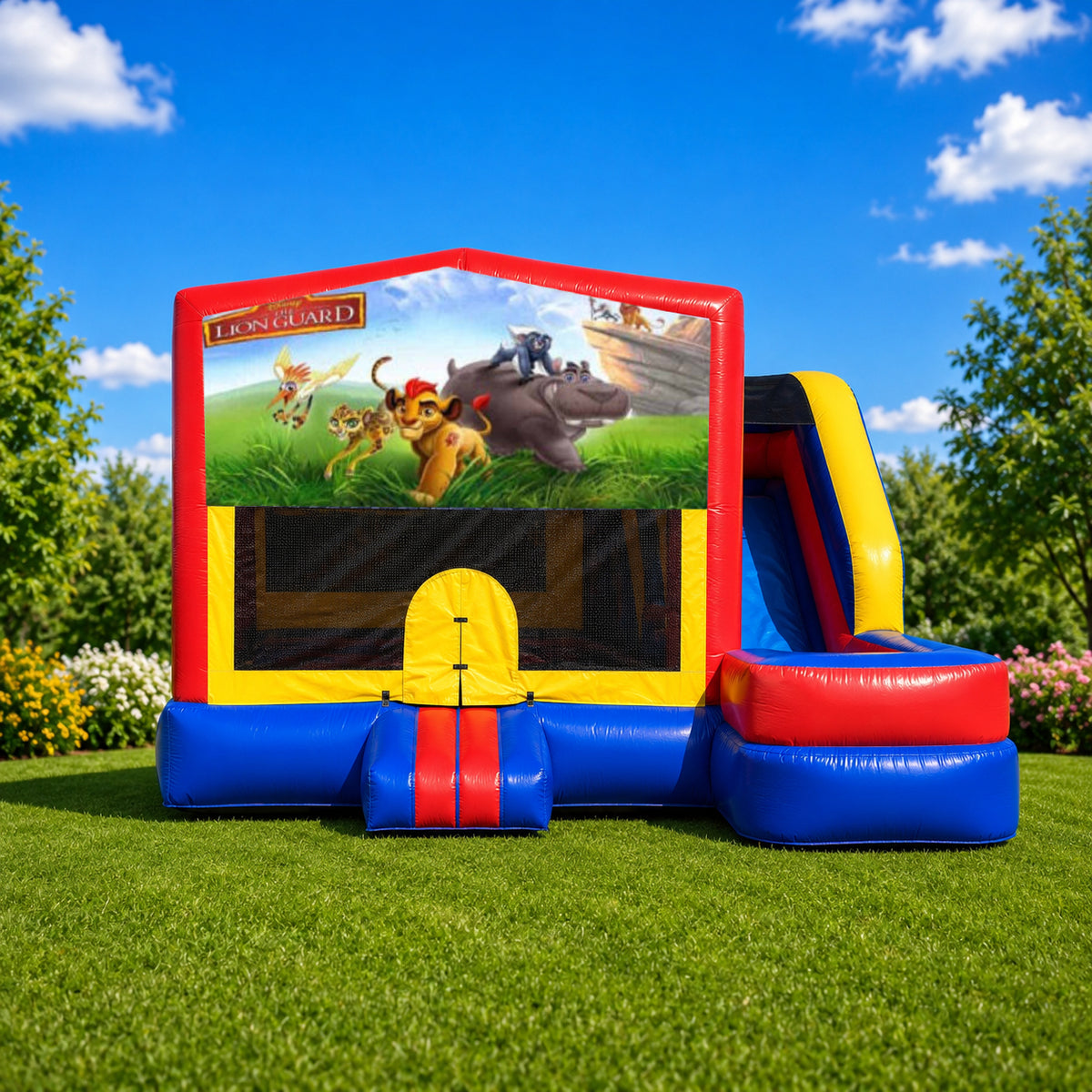 Lion Guard Medium External Slide Jumping Castle