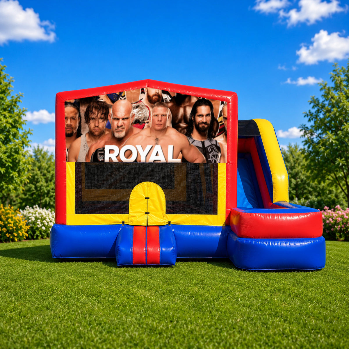 WWE Medium External Slide Jumping Castle