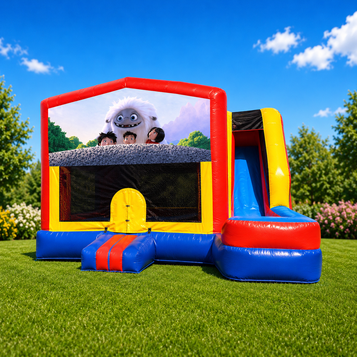 Abominable Medium External Slide Jumping Castle