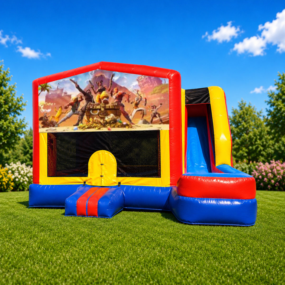 Fortnite Medium External Slide Jumping Castle