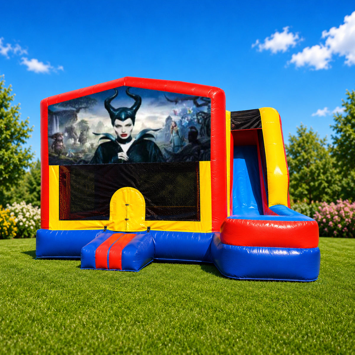 Maleficent Medium External Slide Jumping Castle