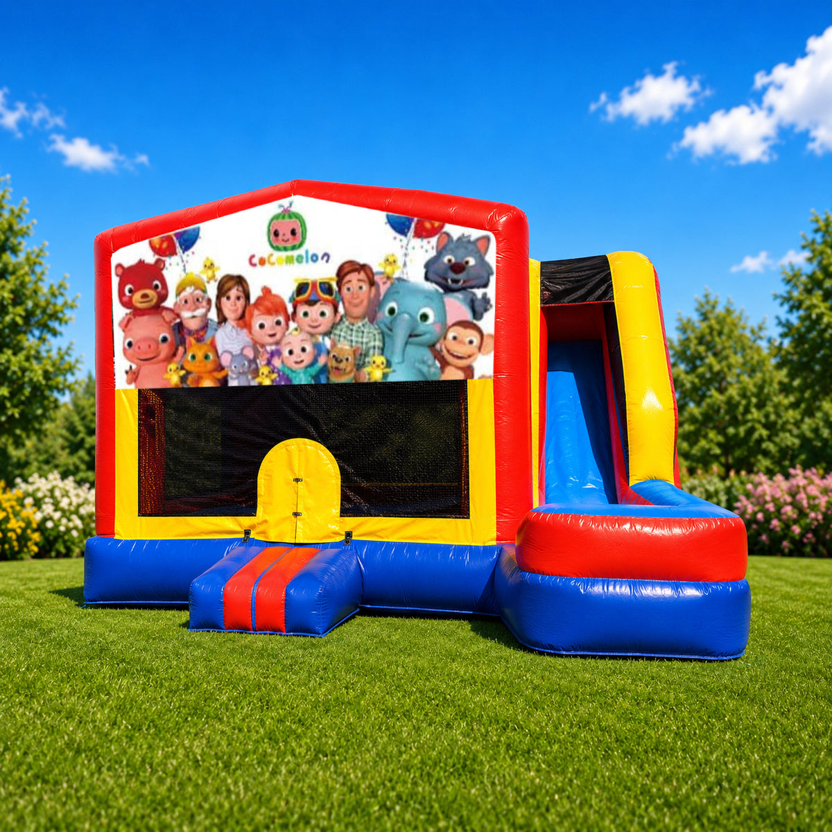 Cocomelon Medium External Slide Jumping Castle