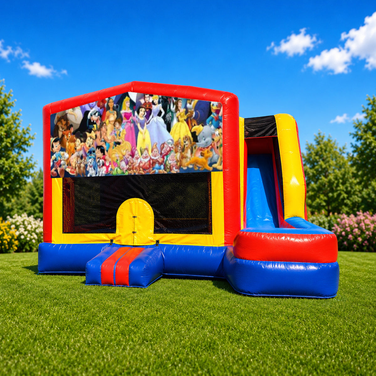 World of Disney Medium External Slide Jumping Castle