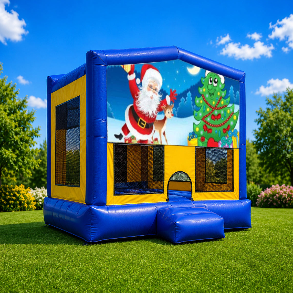 Christmas #2 Medium Combo Jumping Castle