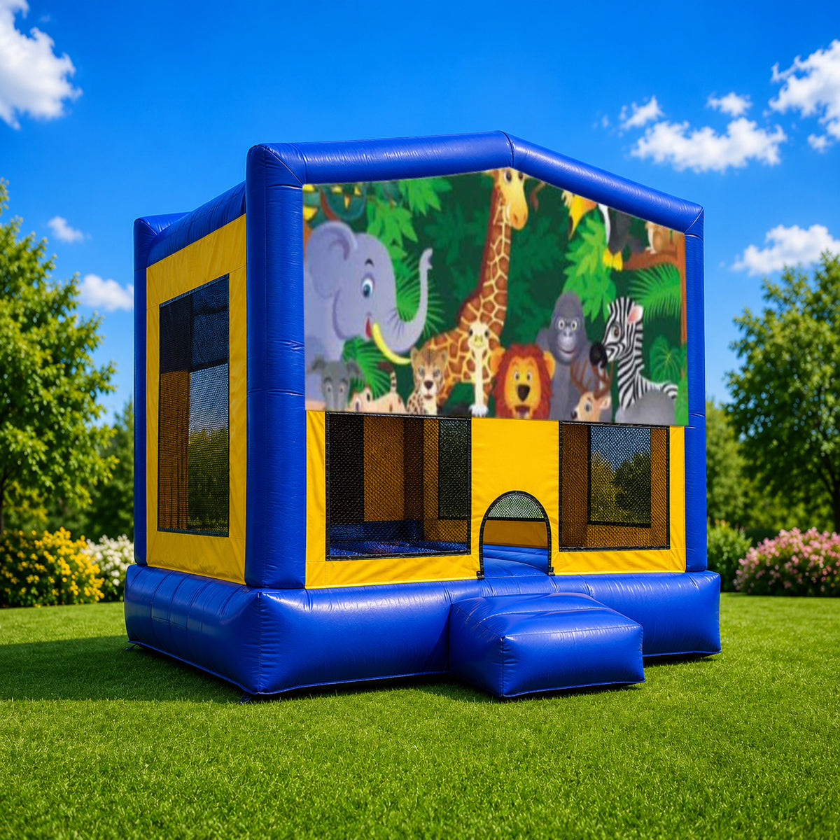 Jungle Medium Combo Jumping Castle