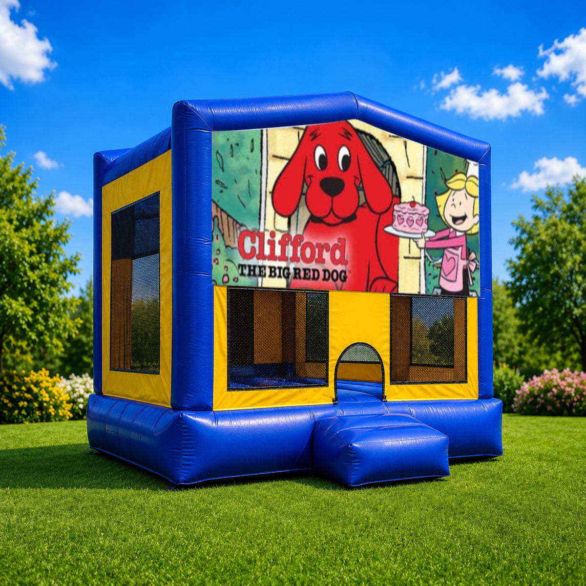 Clifford the Red Dog Medium Combo Jumping Castle