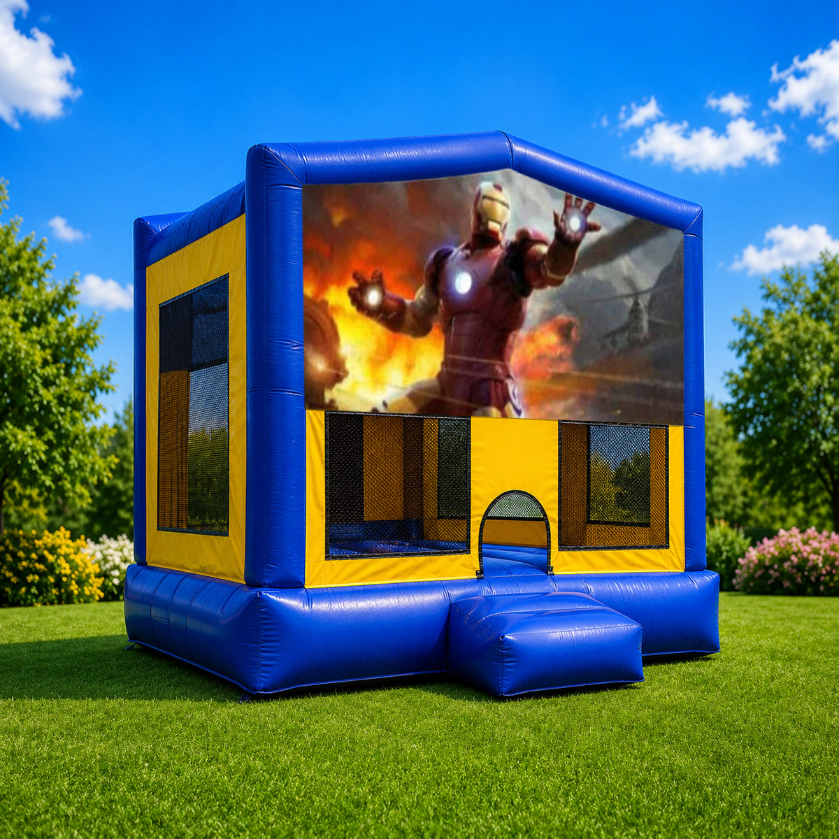 Iron Man Medium Combo Jumping Castle