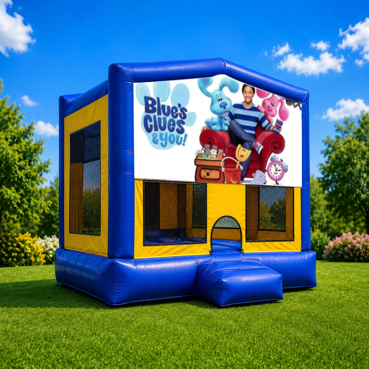 Blues Clues #2 Medium Combo Jumping Castle