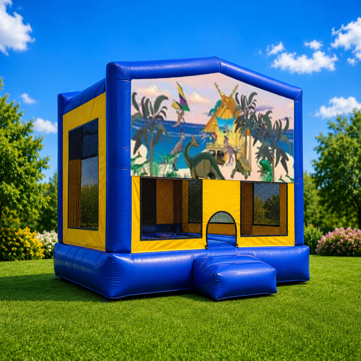 Dinosaur #1 Medium Combo Jumping Castle